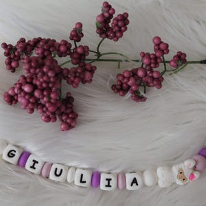 pacifier chain with name