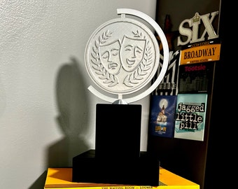 Replica Tony Award Inspired Trophy | Drama Excellence Honor | Thespian Prize