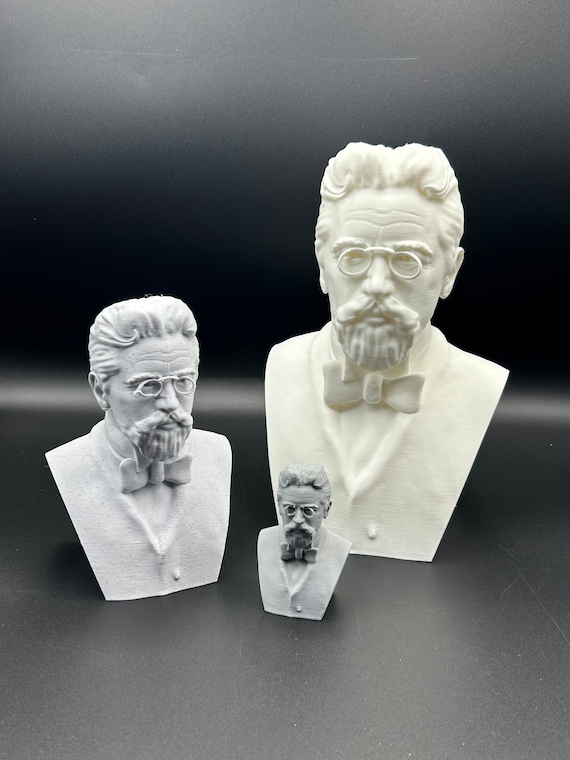 Anton Chekhov Statue | Chekhov Bust | Playwright Trophy | Drama Teacher Gift | English Teacher Present