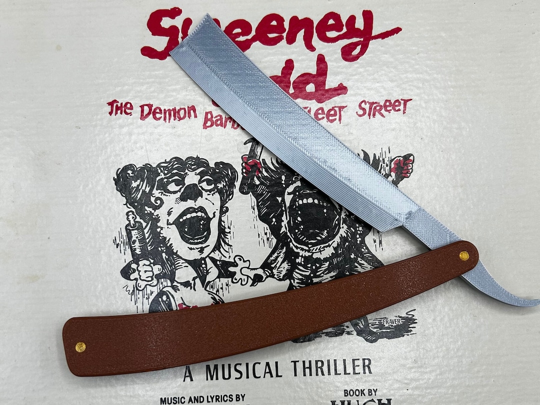 Sweeney Todd Straight Razor Prop Sweeney Todd Prop Straight Razor With