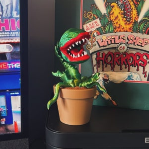 Little Shop of Horrors Audrey II Plant Model | Audrey 2 Model Desktop Plant | Paintable Craft Model Audrey II Little Shop of Horrors Musical