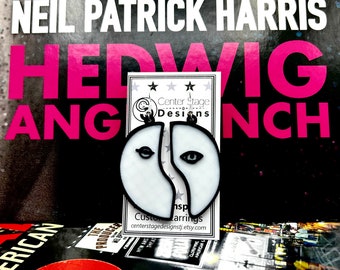 Hedwig and the Angry Inch Earrings | Jewelry Hedwig Musical Earrings | Broadway Jewelry Musical | Sterling Sliver Jewelry