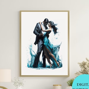 Salsa Dance Poster - Printable Salsa Poster - Dance Poster - Ideal for Salsa Dancer gift - Dance Teacher Gifts