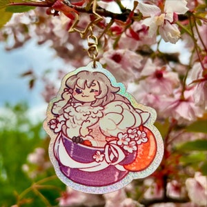Dungeon Meshi Chimera Falin Holographic Keychain Delicious in Dungeon