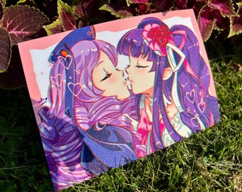 Umineko Erika and Dlanor A5 Glitter Print