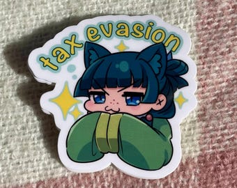 The Apothecary Diaries Maomao Tax Evasion Sticker