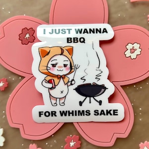 Infinity Nikki Momo BBQ-vinylsticker