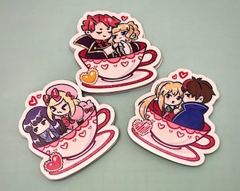 Umineko Heart Teacup Vinyl Stickers