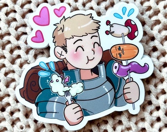 Dungeon Meshi Laios Vinyl Sticker Delicious in Dungeon