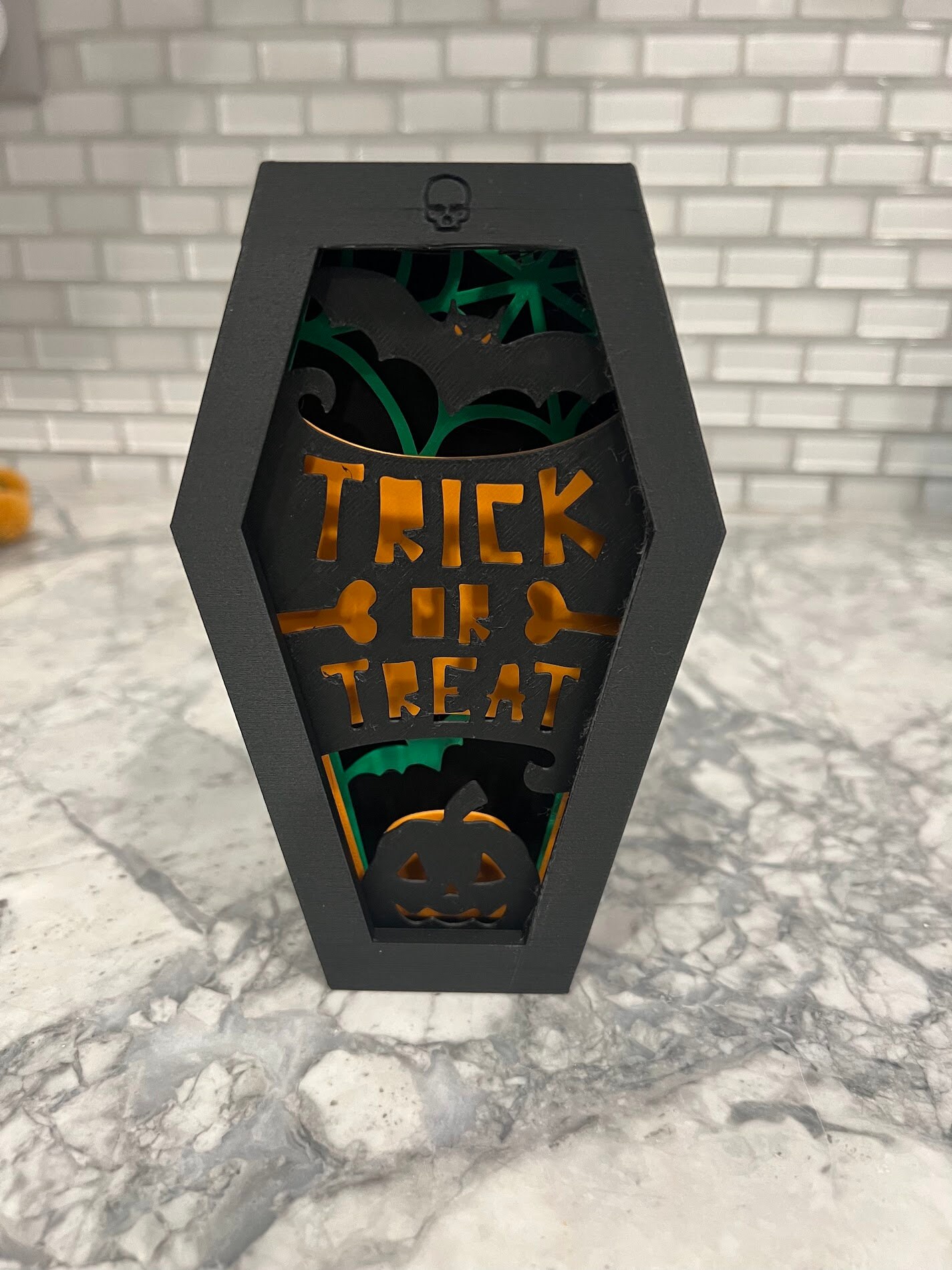 ハロウィーンのシャドーボックスデコレーション - Etsy 日本