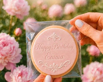 Transparent Cellophane Biscuit Bags Wedding Birthday Favour, Fits M&S All Butter Biscuits 7cm Peel and Seal Bags
