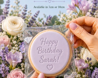 Transparent Cellophane Biscuit Bags + Stickers Wedding Birthday Favour, Fits M&S All Butter Biscuits 7cmx7cm or 10cmx10cm Peel and Seal Bags