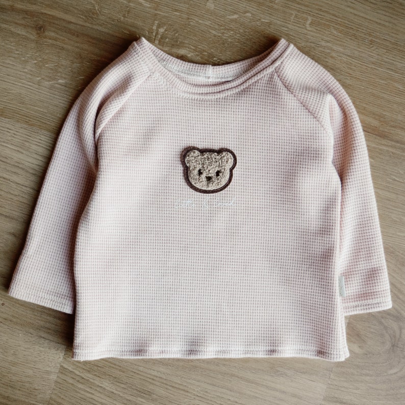 Sweater personalisierbar Name Teddy Geschenk zur Geburt Baby Pullover Bild 3