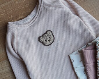 Sweater personalisierbar | Name | Teddy | Geschenk zur Geburt | Baby Pullover