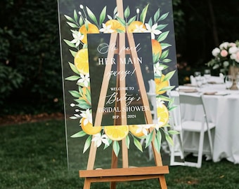 She Found Her Main Squeeze Bridal Shower Sign, Lemon Bridal Shower Sign, Main Squeeze Bridal Decorations MyrtleRoyalBoutique