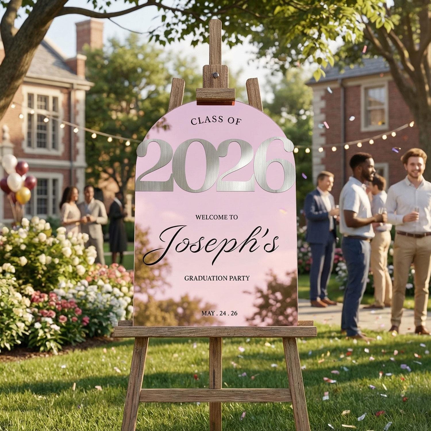 Graduation Photo Both Sign Printed Graduation Sign, Custom Graduation Party Photo Sign, Graduation ...