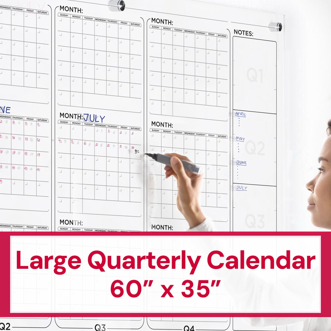 Large Wall Calendar 2023 Large Dry Ease Calendar for Wall Etsy