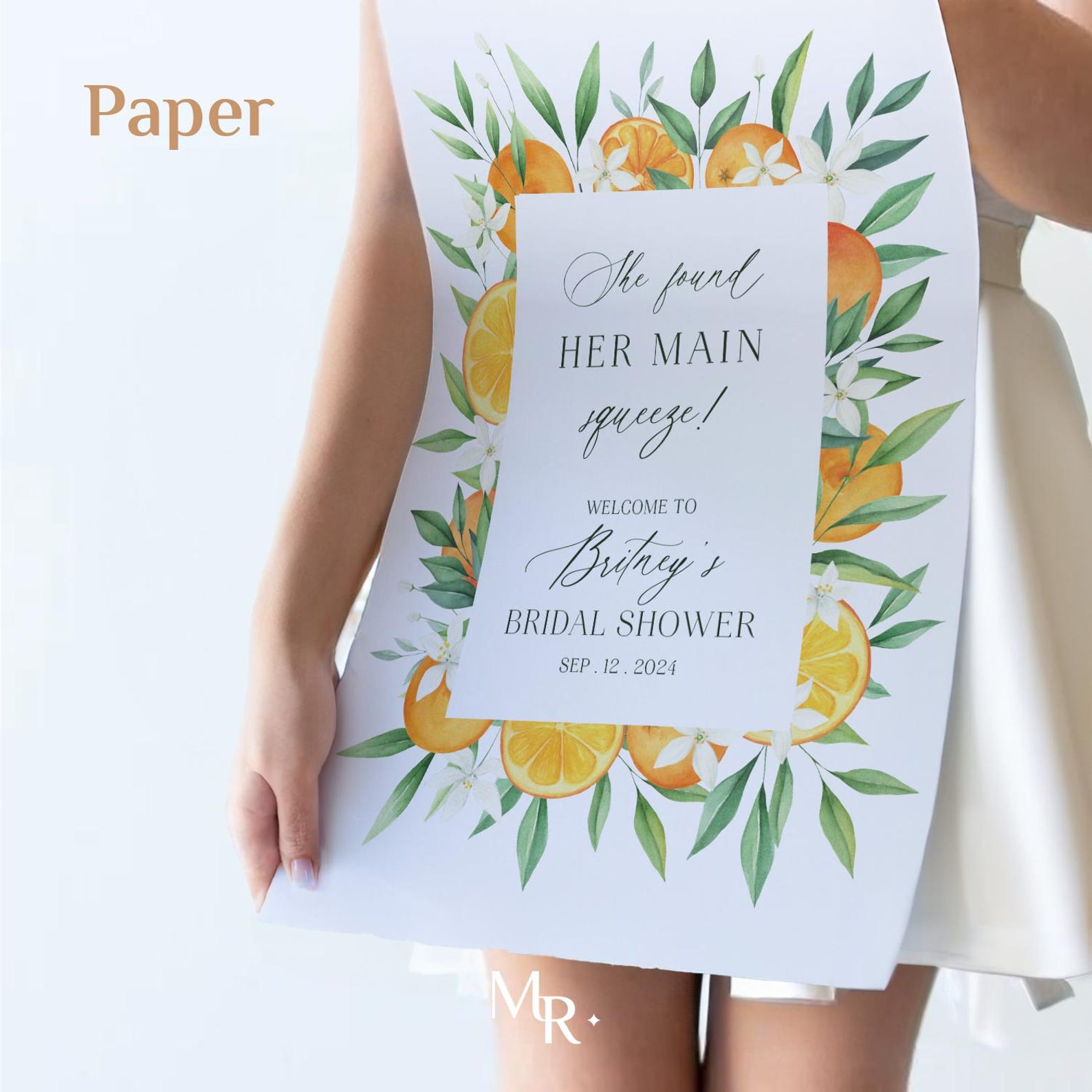 She Found Her Main Squeeze Bridal Shower Sign, Lemon Bridal Shower Sign ...