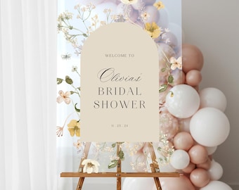 Wildflowers Bridal Shower Sign, Wildflower Bridal Shower Welcome Sign, Wild Flowers Bridal Shower Decorations MyrtleRoyalBoutique