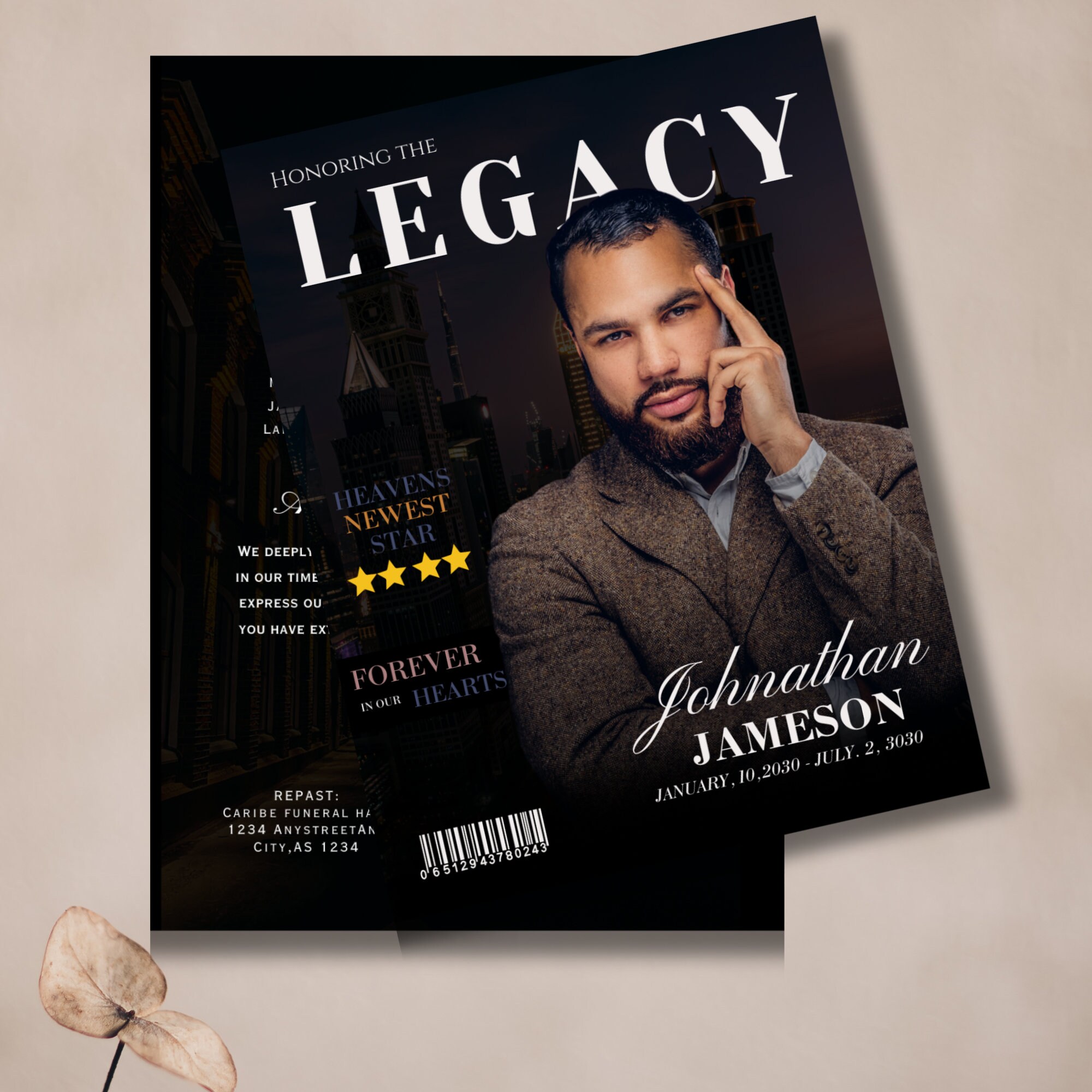 Funeral Programs Template Obituary Template for Funeral Memorial