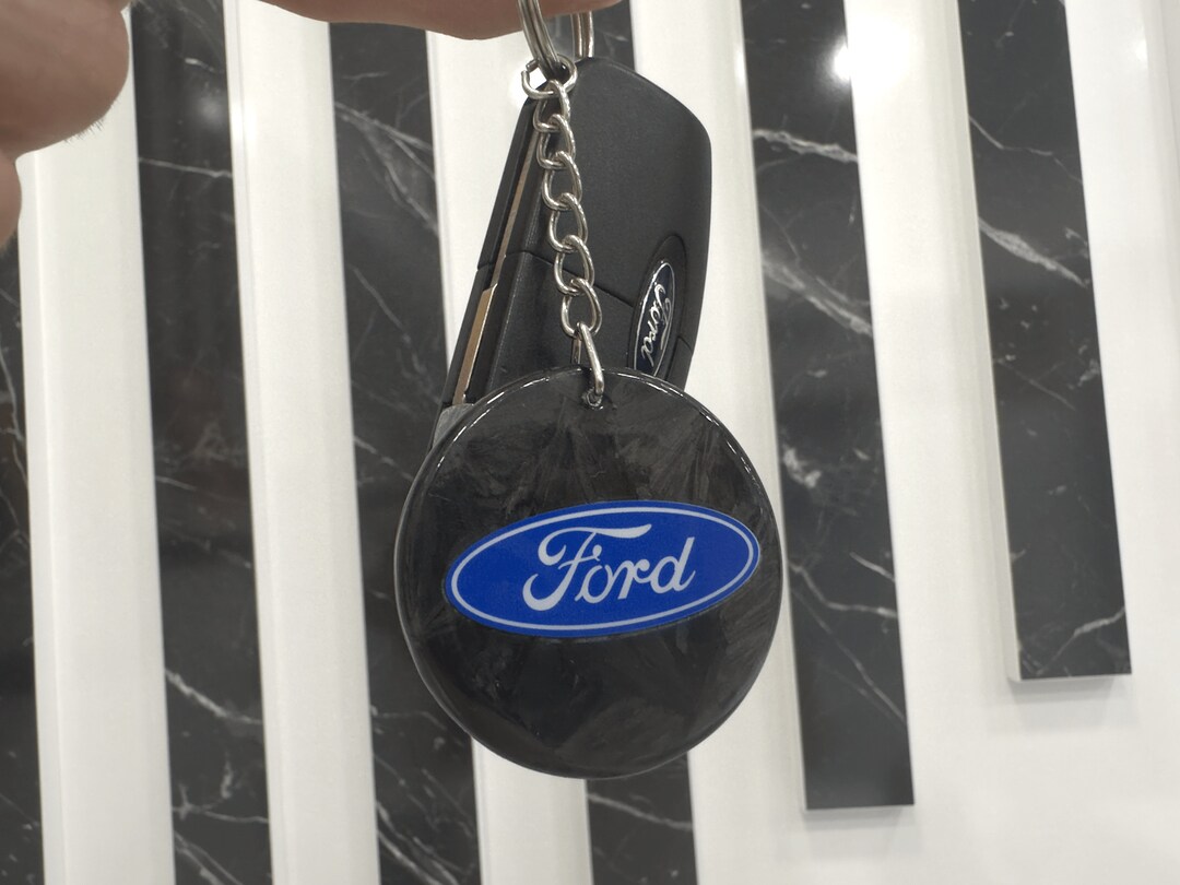 Custom Carbon Fiber Keychains Carry Your Favorite Brands With Etsy