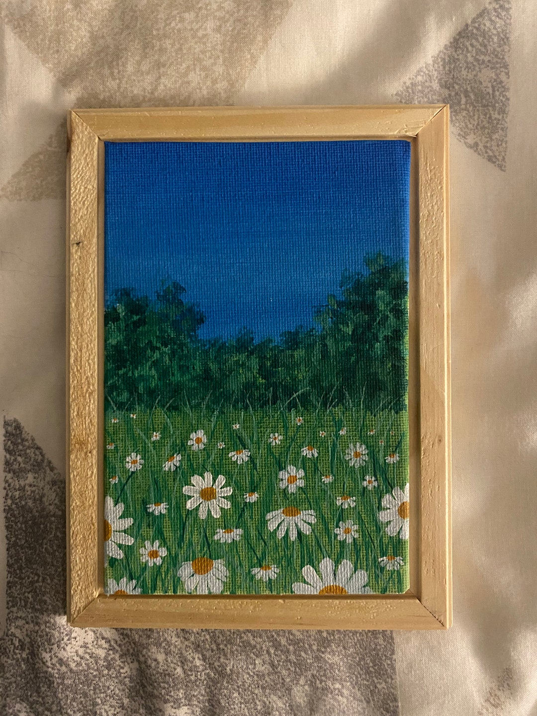 Mini Canvases Hand Painted Etsy