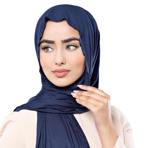 Masumi Jersey Hijab Scarf for Women | Long Modal Hijab Scarf | Muslim Jersey Cotton, Shawls & Wraps - Noor
