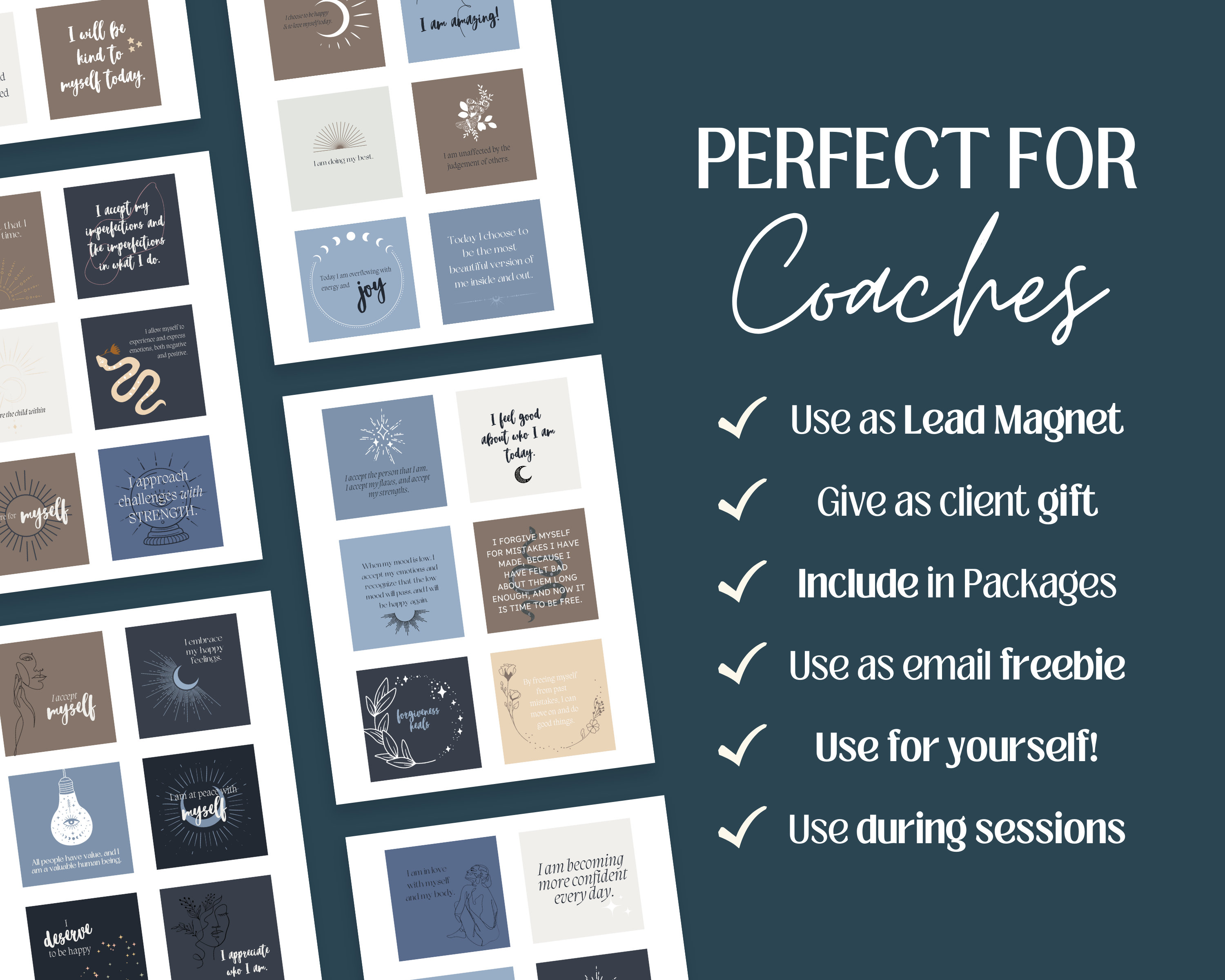 Affirmation Card Templates Canva Templates Positive Affirmation Cards Affirmation Card Templates Canva Templates Positive Affirmation Cards