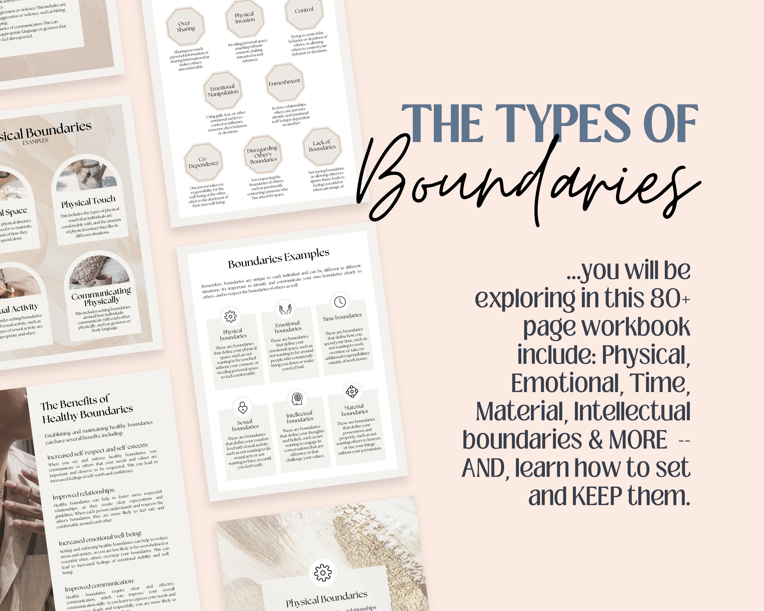 Setting Boundaries Workbook Printable, Boundaries Workbook, Boundaries ...