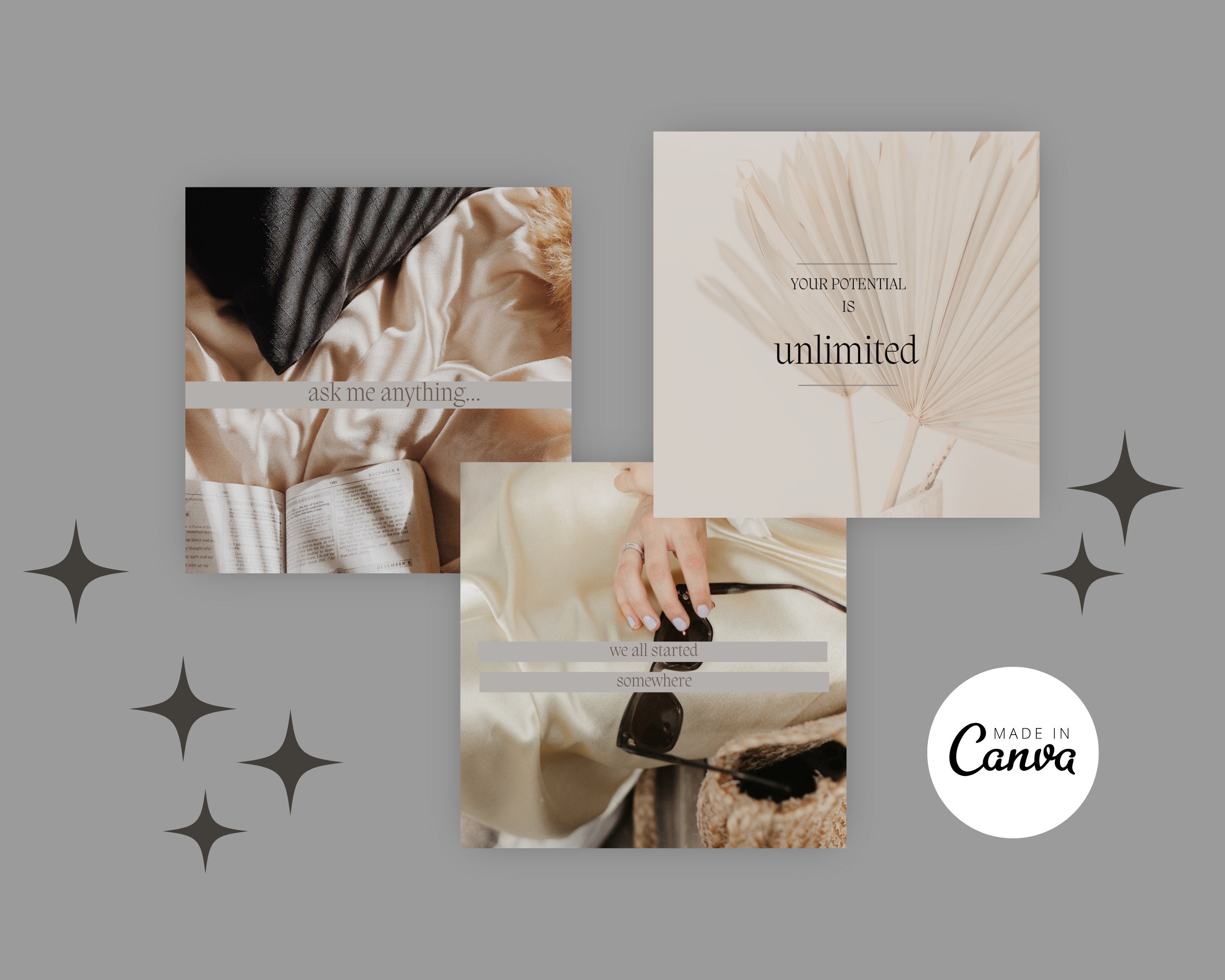 MRR 101 Lifestyle Instagram Post & Story Bundle Canva Template, Master ...