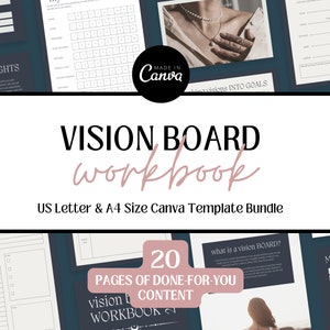 The Ultimate Digital Vision Board Kit. Manifesting Journal. Vision Board  Kit. Manifesting Bundle. Journal Kit. Mood Board. 2024 Vision Board 