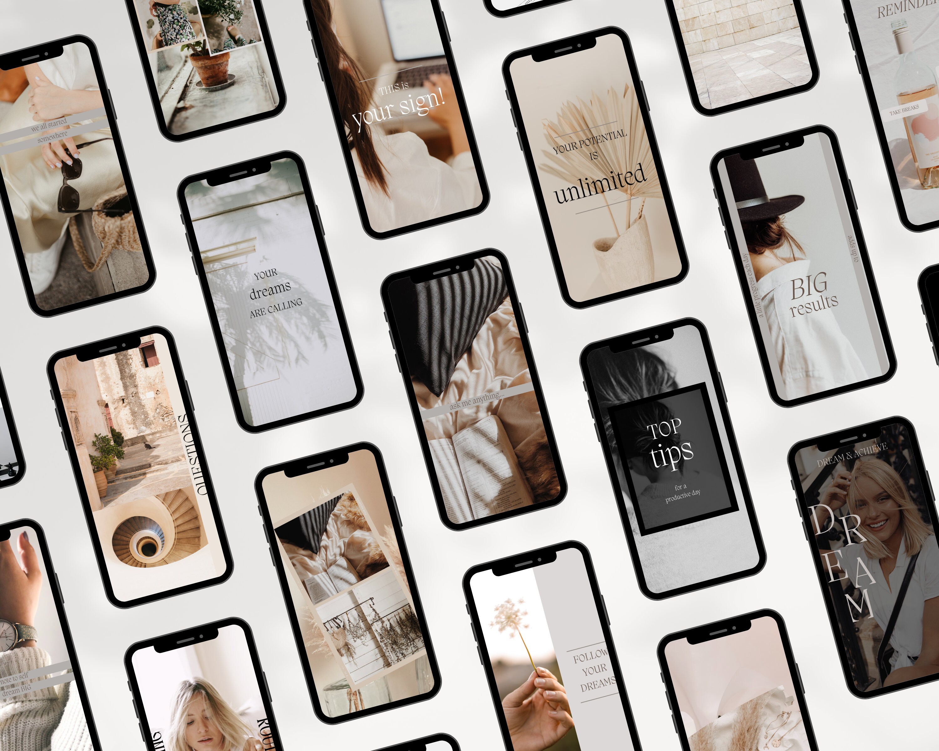 MRR 101 Lifestyle Instagram Post & Story Bundle Canva Template, Master ...
