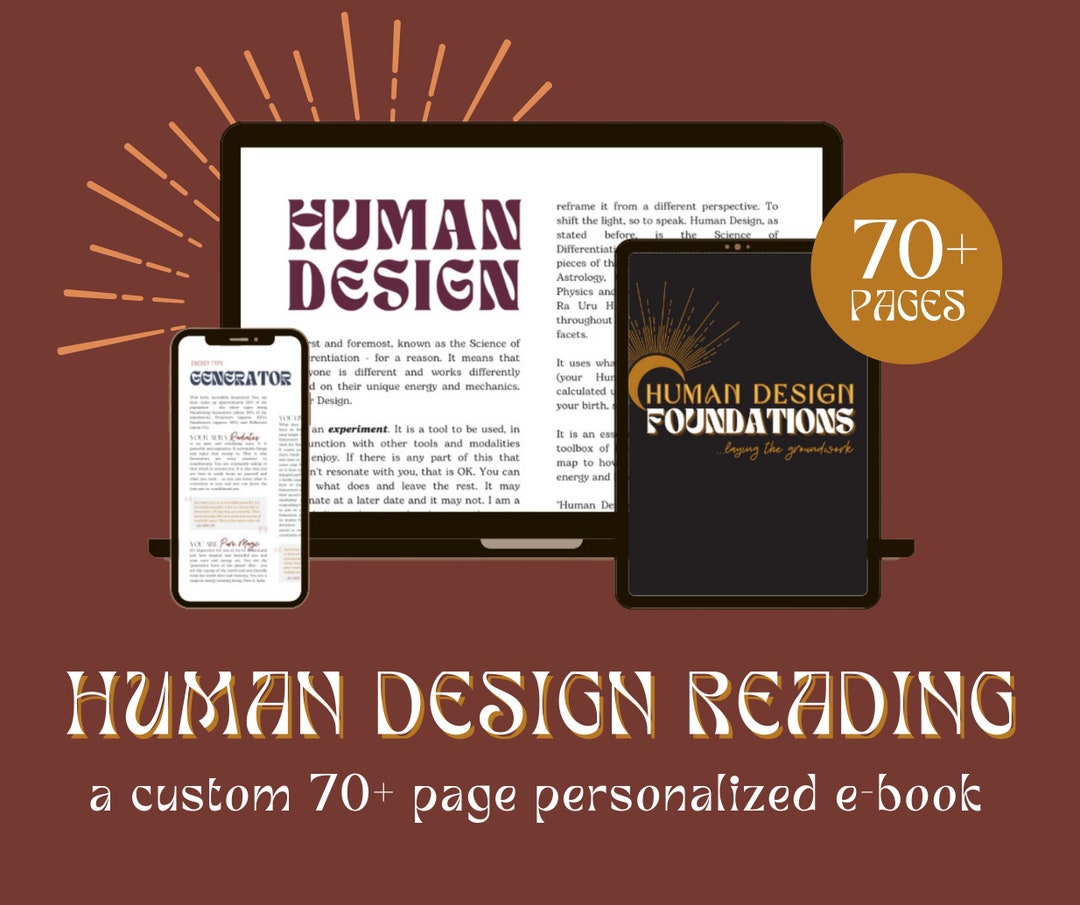 Design Is Human File.pdf Human Design Reading Personalized PDF Report Custom Chart Analysis Life ...