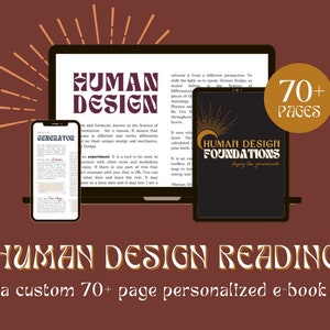 Lectura de Diseño Humano, Informe de Diseño Humano, Plan de Diseño Humano, Guía de Diseño Humano, Informe de Energía de Diseño Humano, Aprenda sobre Diseño Humano