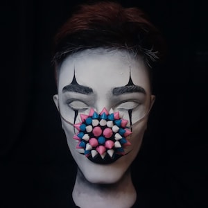 Trans Pride Spiked Clown Nose