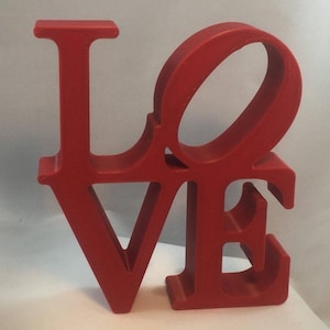 Custom Love Sculpture! - Many colors available - Love Sign Décor