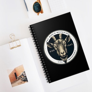 Severance Mysterious Lumon Goat Spiral Notebook -Creatives, Journalists, and Students | Writing Journal, Study Notebook, Praise Kier!
