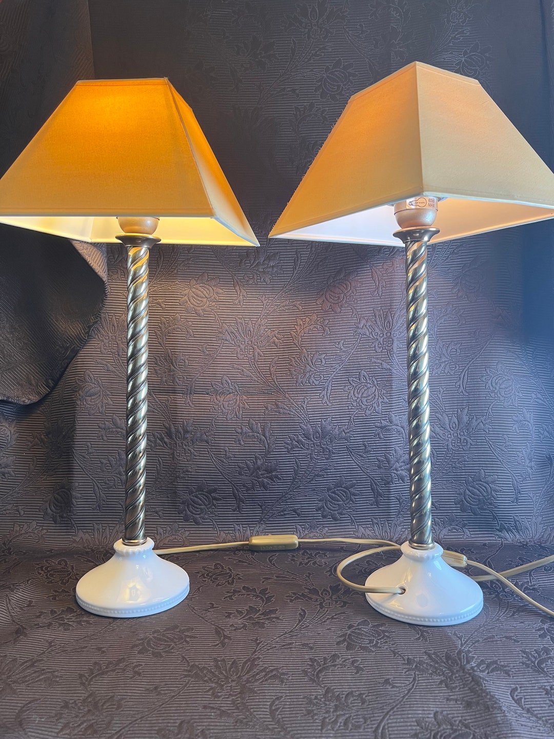 Laura Ashley Table Lamps Etsy