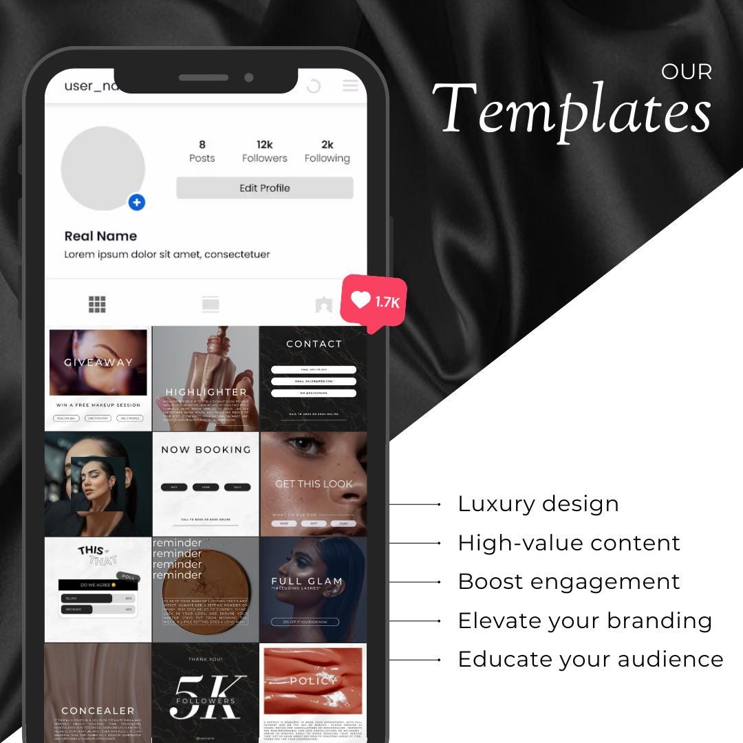 120+ Makeup Artist Templates | MUA Instagram Templates | Makeup Flyer ...