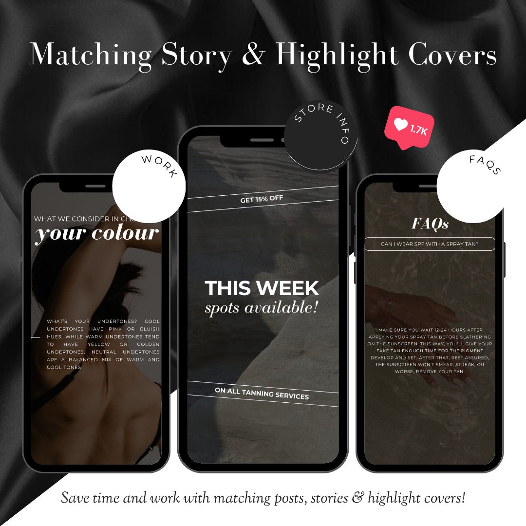 110+ Luxury Spray Tan Instagram Templates | Spray Tan Artist Posts and ...