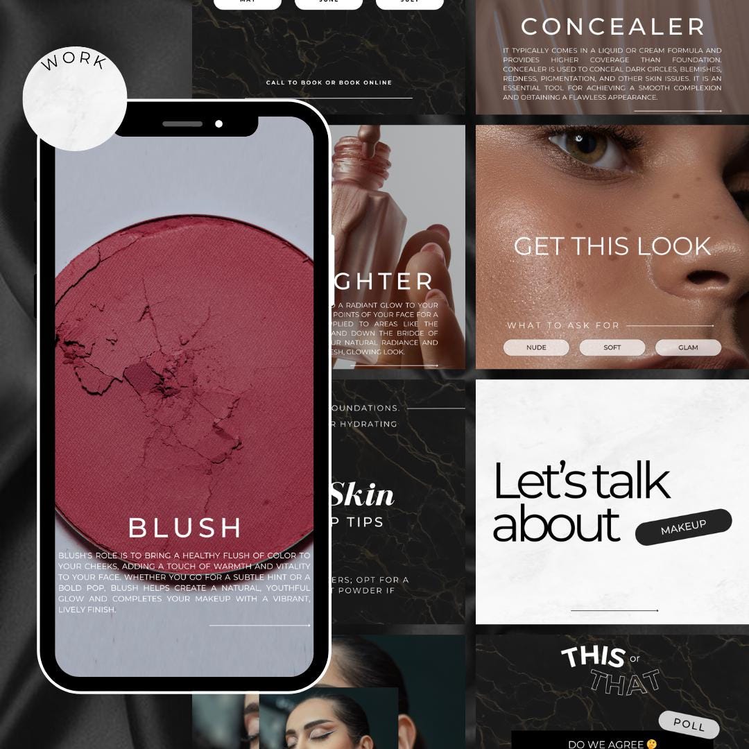120+ Makeup Artist Templates | MUA Instagram Templates | Makeup Flyer ...