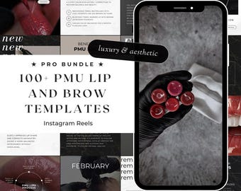 100 + Luxury PMU Lip and Brow Reels | Lip Blush | Lip Tattoo | Microblading | Ombre Brows | Permanent Makeup Reels | PMU Artist Reels