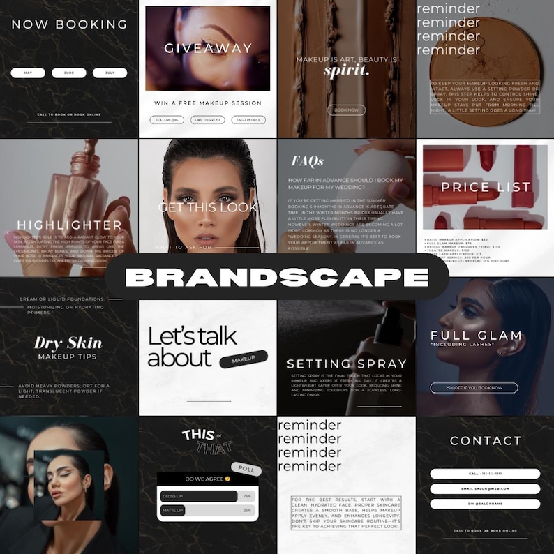 120+ Makeup Artist Templates | MUA Instagram Templates | Makeup Flyer ...