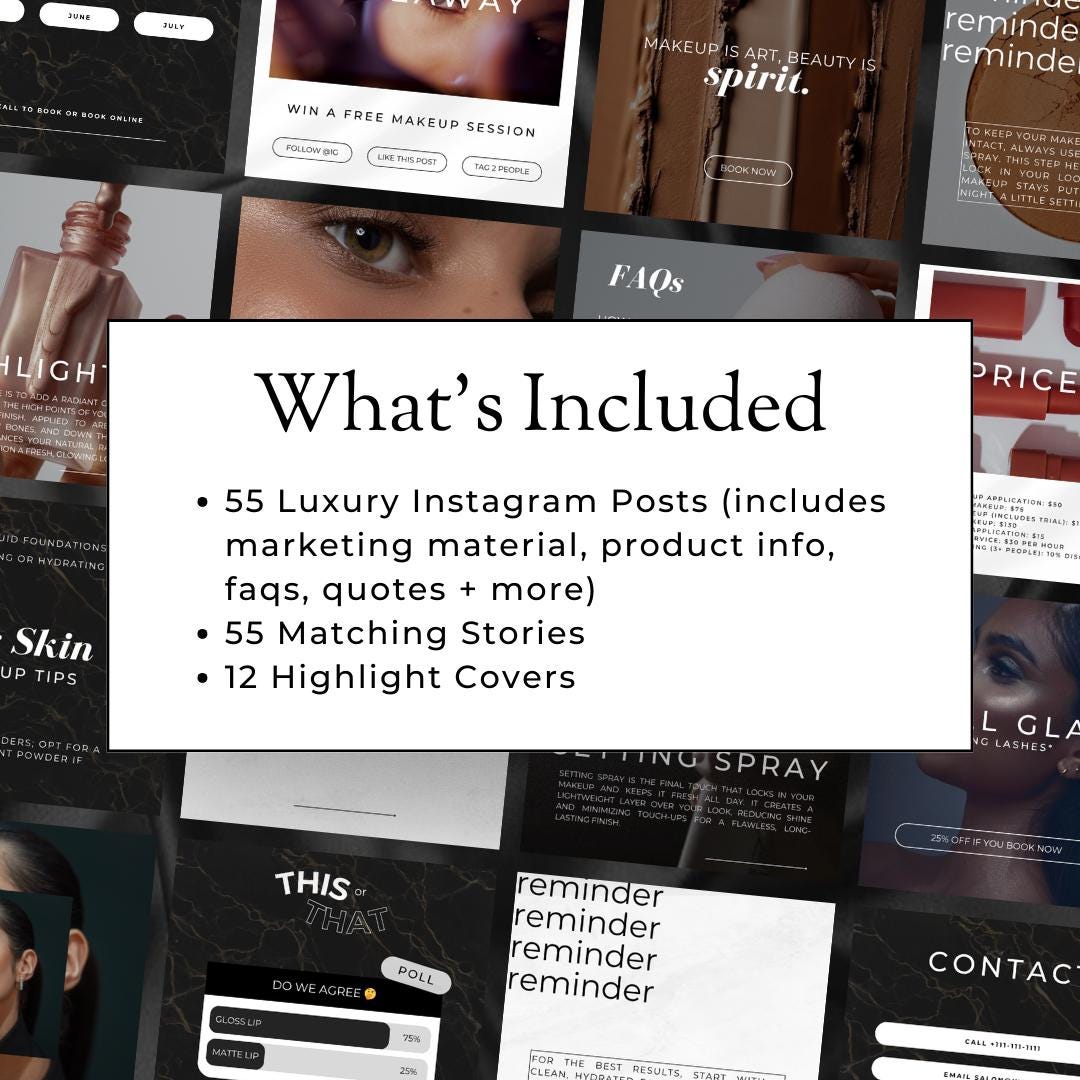 120+ Makeup Artist Templates | MUA Instagram Templates | Makeup Flyer ...