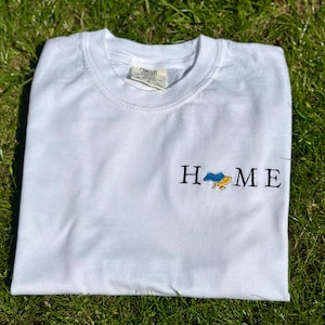 ukrainian unisex t-shirt, embroidered, support for ukraine, trident, tryzub, gift for him, cotton t-shirt, emblem, flags, coat of arms, her