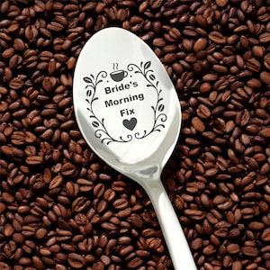 Custom Engraved Spoon, Custom Text Spoons, Personalized Stainless Steel, Unique Gift Idea, Bride Spoon, Coffee Spoon, Spoon for Her, Gifting