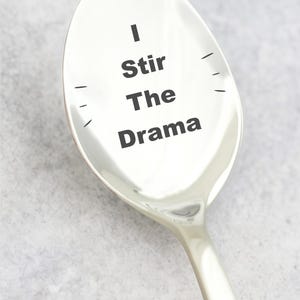 Custom Engraved Funny Spoon, Custom Text Spoons, Personalized Stainless Steel, Unique Gift Idea,  Fun Spoon, Gift for him and Her