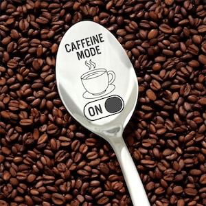 Custom Engraved Spoon, Custom Text Spoons, Personalized Stainless Steel, Unique Gift Idea, Spoon for Her, Coffee Spoon, Gifting, Dad Spoon