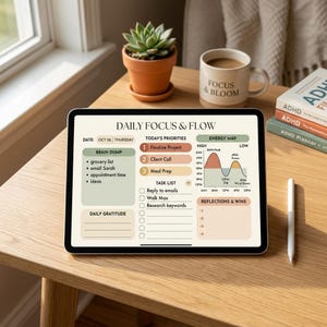 ADHD University Student Digital Planner 2026 GoodNotes iPad | Study and Exam Organizer Printable | Agenda Digitale Studenti ADHD