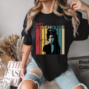 Amy Winehouse Retro Vintage Comfort Colors T-Shirt, Amy Winehouse Shirt, Music Shirt, Gift Tee For You And Friends, Funny Amy Winehouse Tee